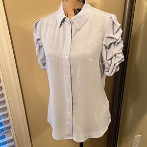 Vince Camuto Baby Blue Button Down Blouse